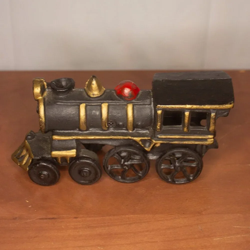 Steam Locomotive Engine Heavy Cast Iron